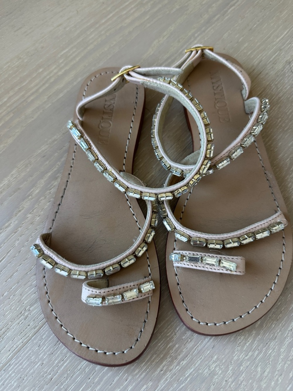 Mystique Studded Gladiator Sandals - size 8